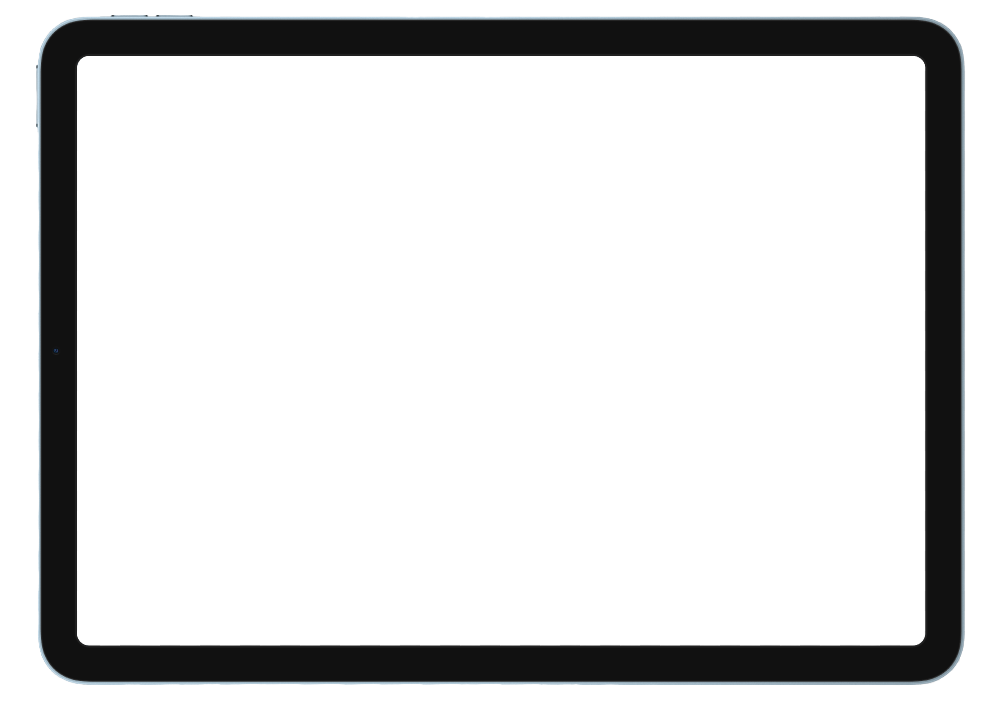 iPad mockup frame
